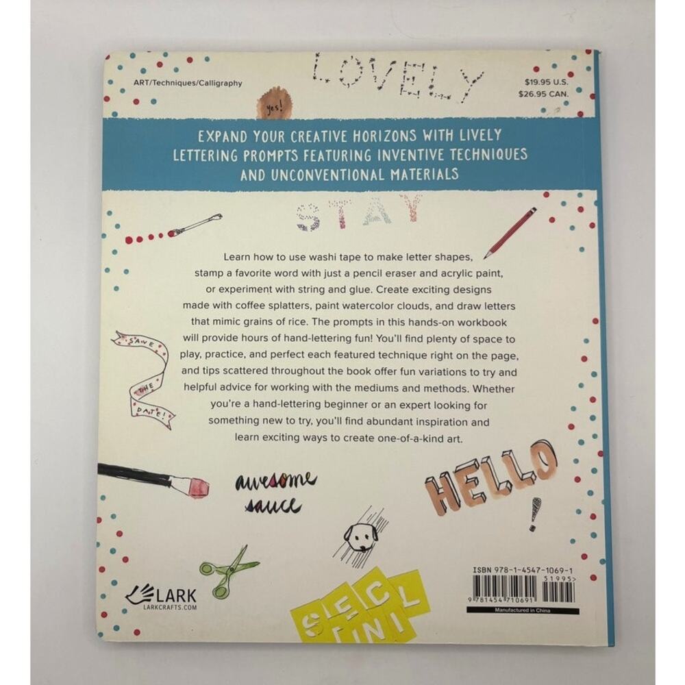 Creative Lettering Companion Jenny Doh 40 Hand Lettering Prompts Paperback - Picture 2 of 2
